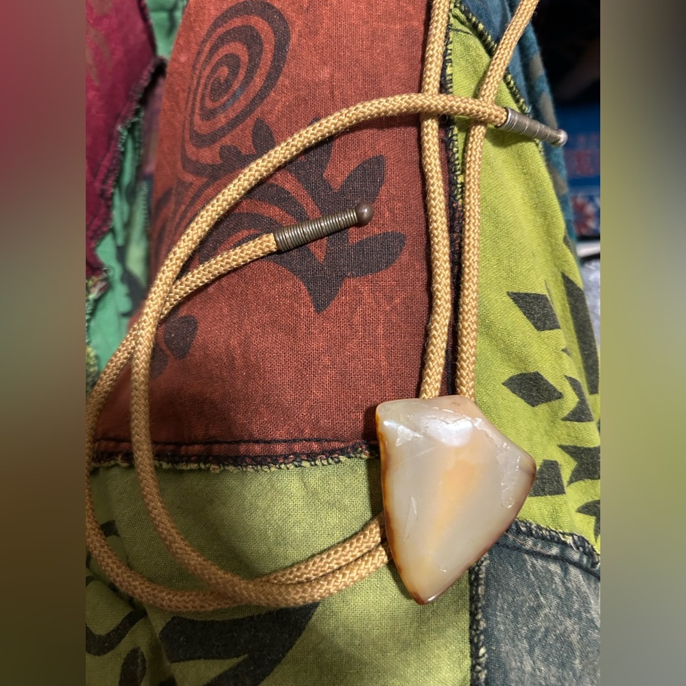 Men’s Bolo Tie with Rare Stone